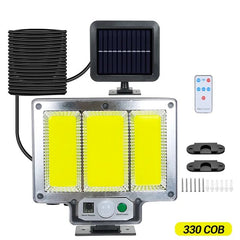 106LED Solar Light Motion Intelligent Sensor IP65 Waterproof for Summer Nights Solar Power Outdoor Lighting No Electricity Bill