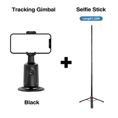 New Auto Face Tracking 360Rotation Smart AI Phone Follow-Up Gimbal Stabilizer Selfie Stick Tripod for Cell Phone Video Vlog Live