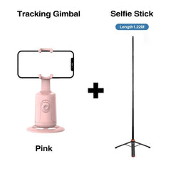 New Auto Face Tracking 360Rotation Smart AI Phone Follow-Up Gimbal Stabilizer Selfie Stick Tripod for Cell Phone Video Vlog Live