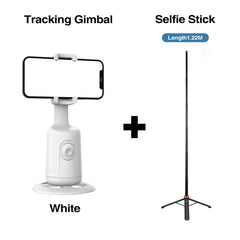 New Auto Face Tracking 360Rotation Smart AI Phone Follow-Up Gimbal Stabilizer Selfie Stick Tripod for Cell Phone Video Vlog Live