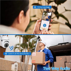 2MP 3MP Wifi IP Camera Outdoor Wireless Security Surveillance Camera AI Human Tracking Two Way Audio Night Color Cam