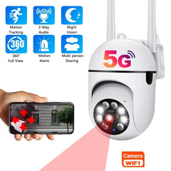 2MP 3MP Wifi IP Camera Outdoor Wireless Security Surveillance Camera AI Human Tracking Two Way Audio Night Color Cam