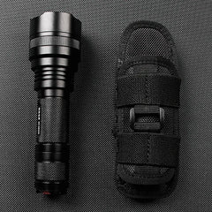 Tactical Flashlight Pouch 360 Degree Holster Rotary Torch Case Belt Torch Bag Durable Hunting Lighting Accessory Survival Kits